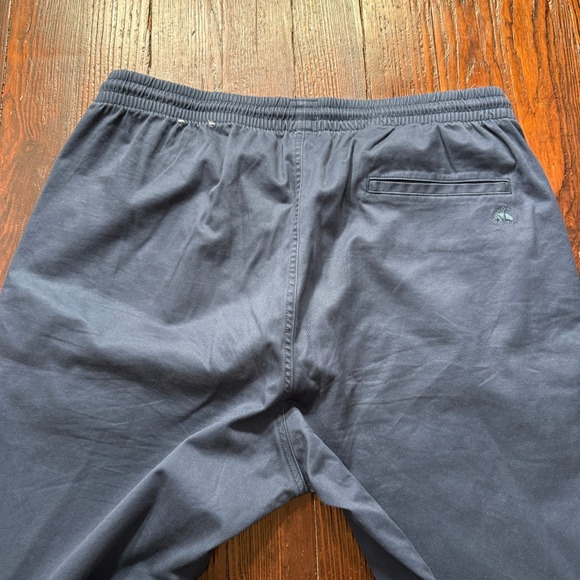 Brooks Brothers Pants Mens XL 36x32 Blue Pull On Elastic Waist Pockets Casual - Picture 3 of 12